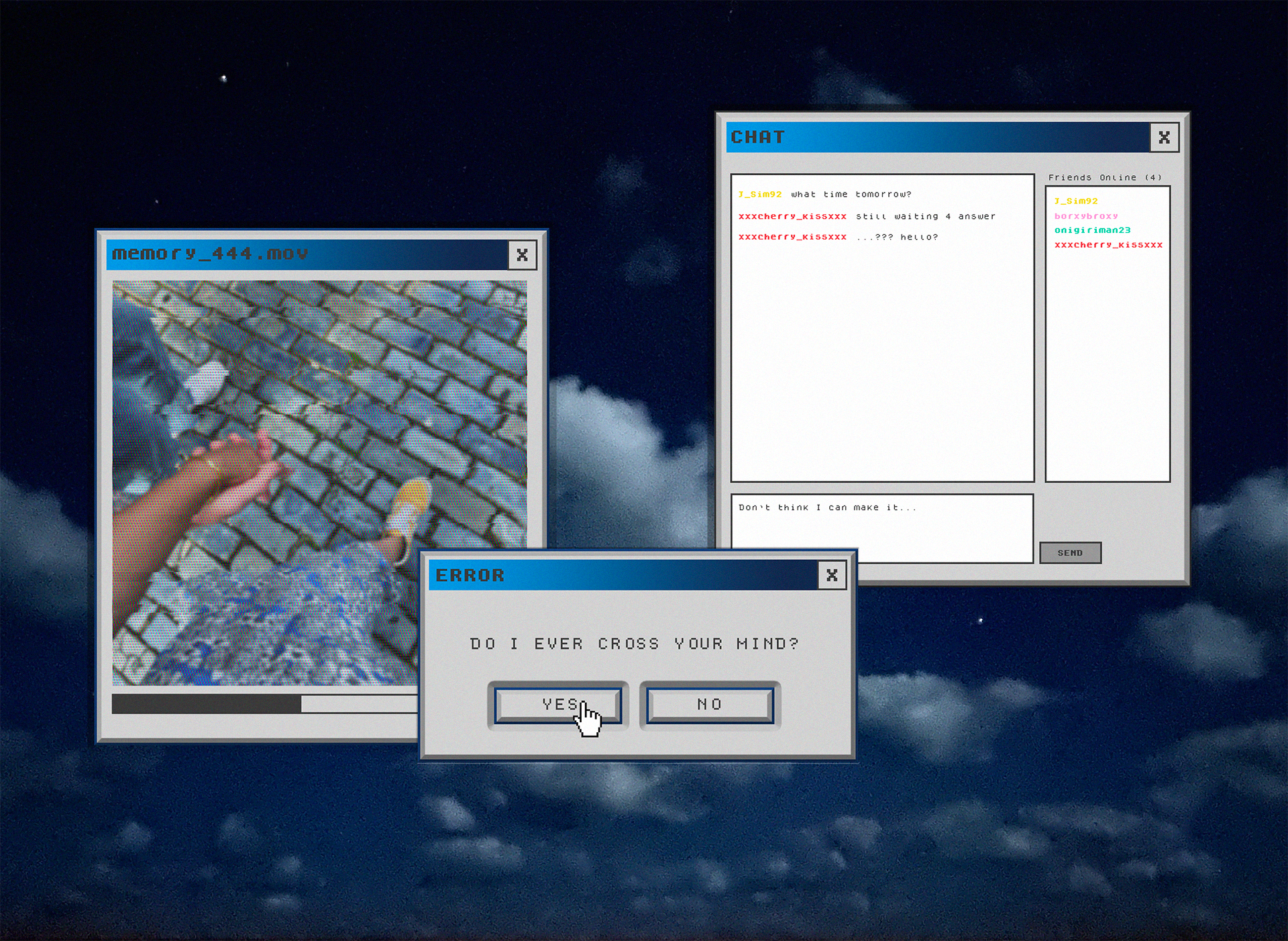 Photoshop design of 90s style PC / MAC OS
